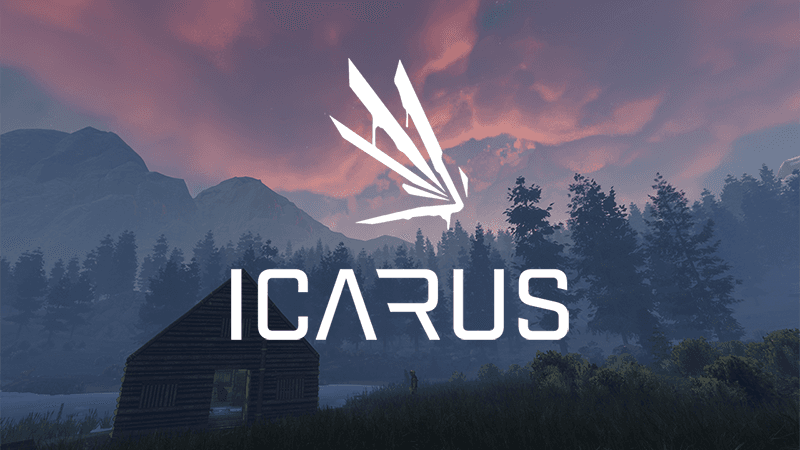 ICARUS survival game curved wood floor building pieces and railing construction