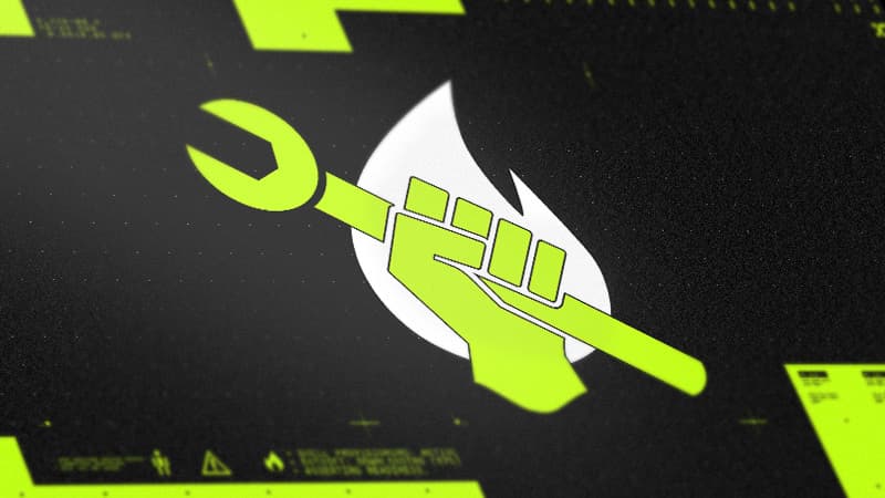Marathon sci-fi shooter gameplay with futuristic weapons and neon UI elements