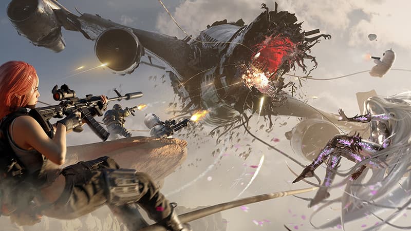 Once Human post-apocalyptic open world with Metas and alien landscape