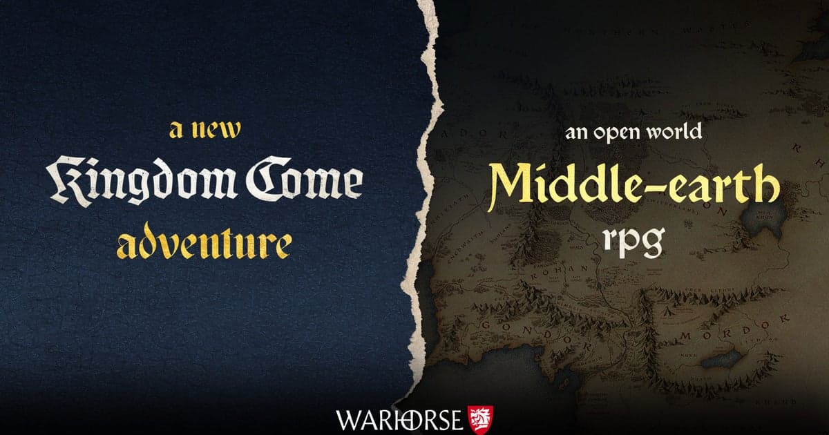Article header image for Warhorse Drops Two Bombs: LOTR RPG, New Kingdom Come